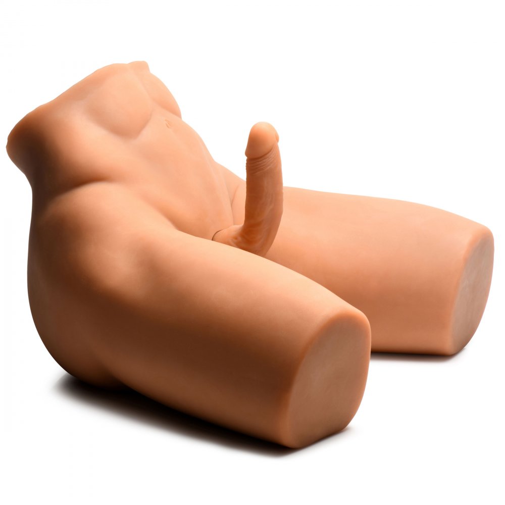 Poseable Torso with Thrusting Dildo Poseable Torso with Thrusting Dildo