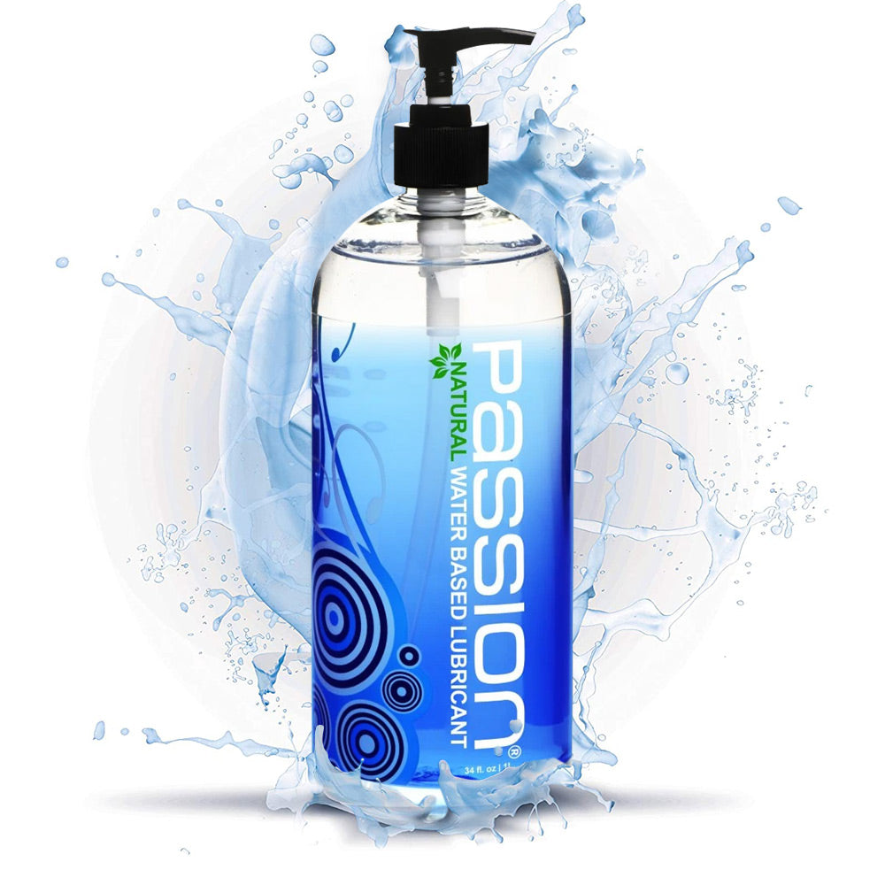 34oz Passion Natural Water-Based Lube Pump