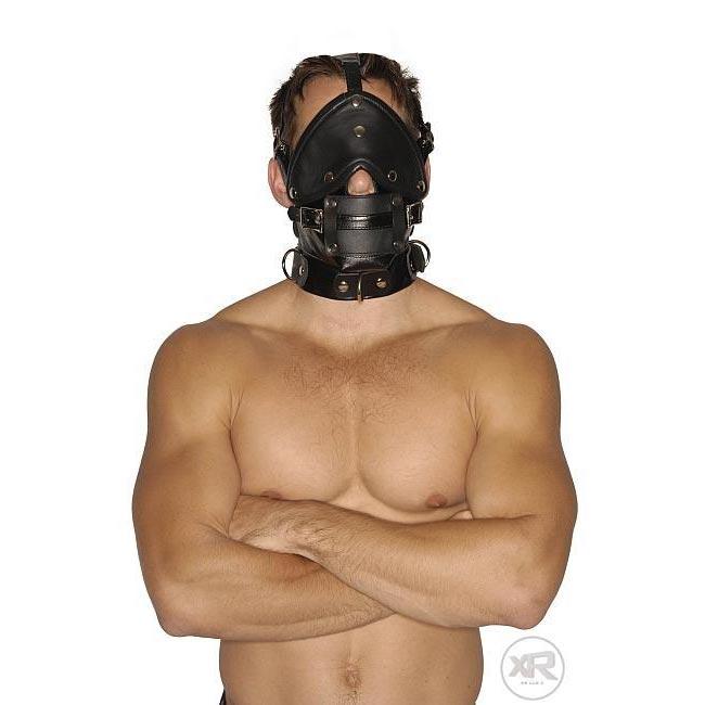 Strict Leather Premium Muzzle with Blindfold and Gag