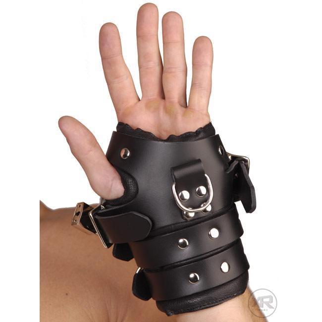 Strict Leather Four-Buckle Suspension Cuffs