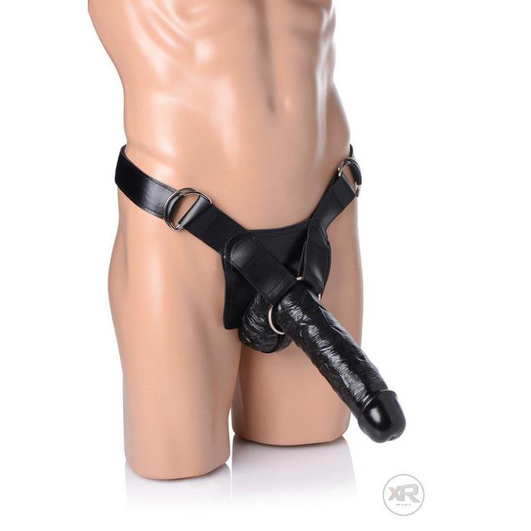 Infiltrator Hollow Strap-On with 10 Inch Dildo
