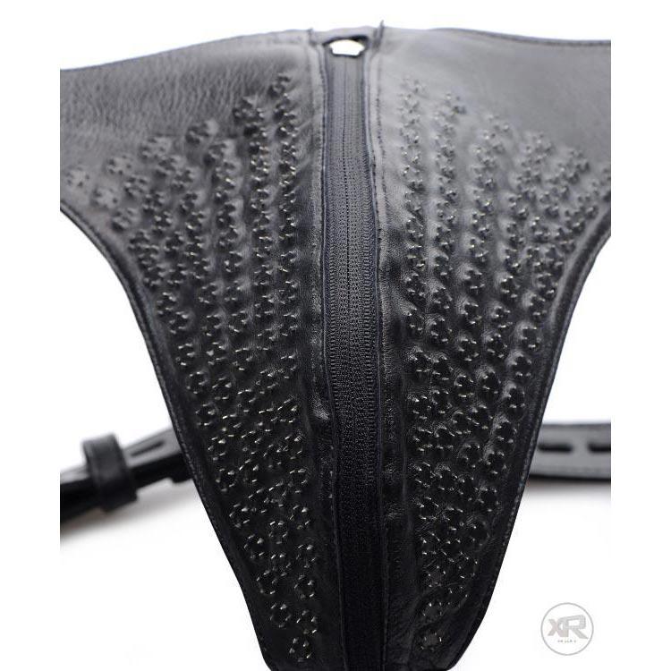 Spiked Leather Confinement Jockstrap