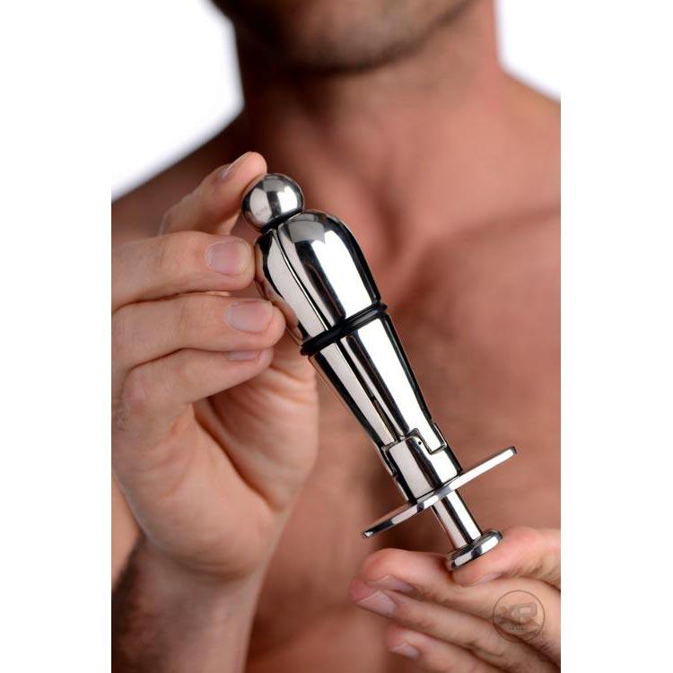 Stainless Steel Locking Anal Plug Stainless Steel Locking Anal Plug