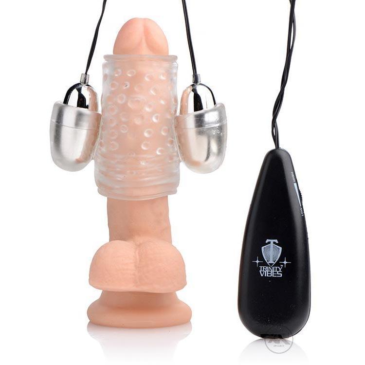 Dual Vibrating Penis Sheath Dual Vibrating Penis Sheath