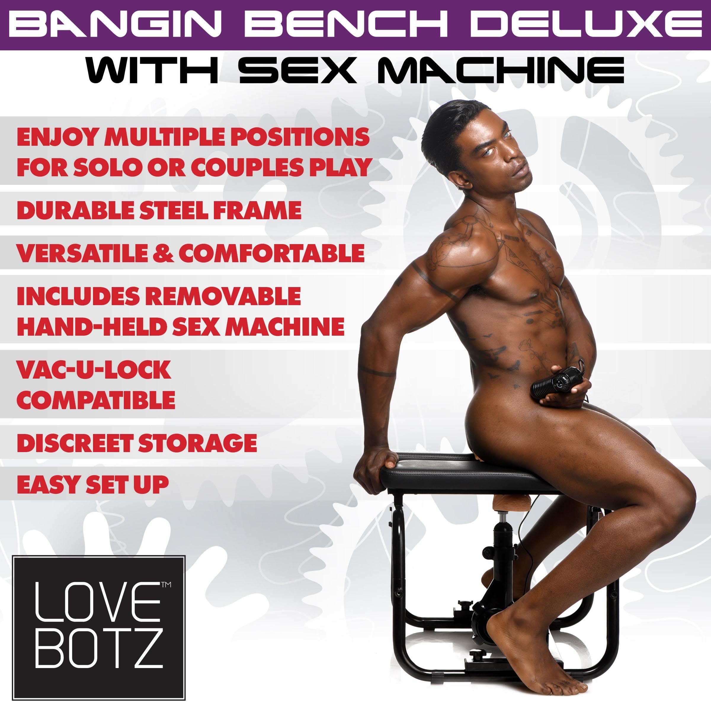 Deluxe Bangin Bench with Sex Machine
