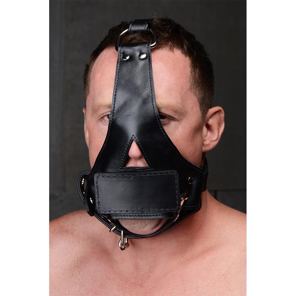 Strict Leather Bishop Head Harness Gag