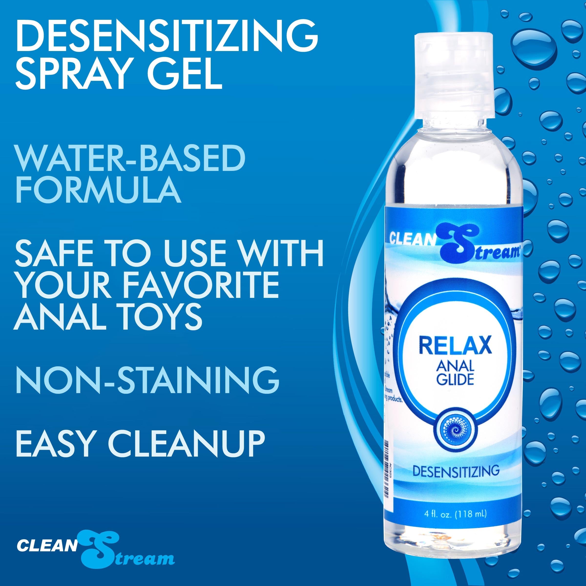 CleanStream Relax - Lightly Desensitizing Lube