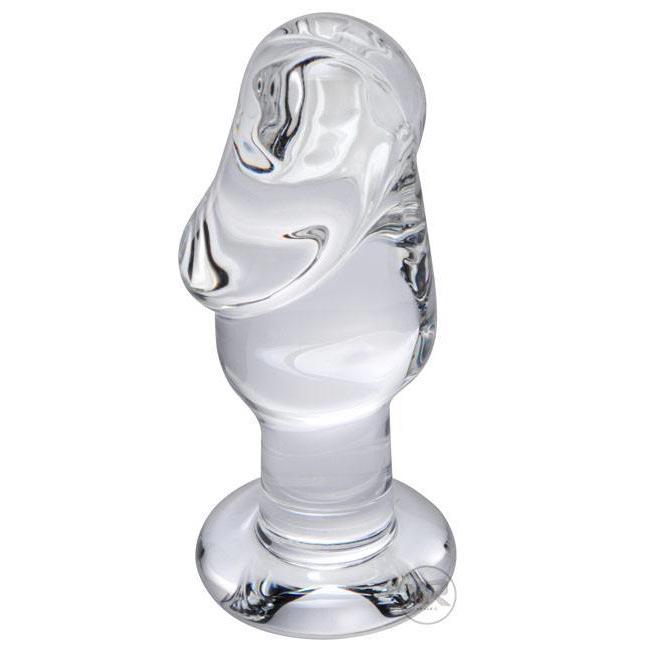Cock Head Glass Butt Plug