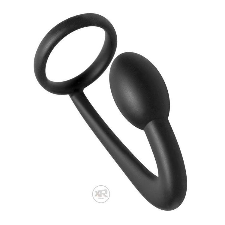 The Explorer Silicone Cock Ring and Prostate Plug