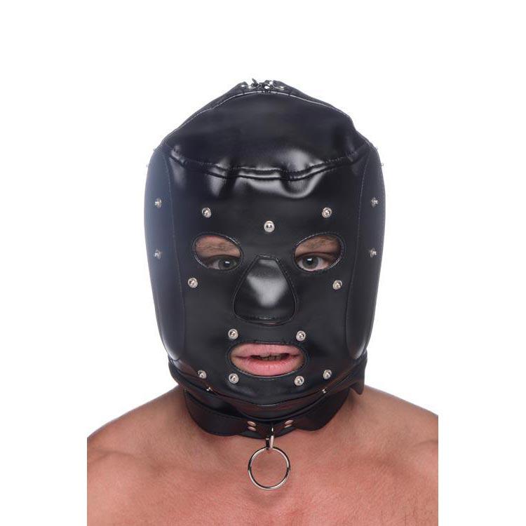 Universal BDSM Hood with Removable Muzzle