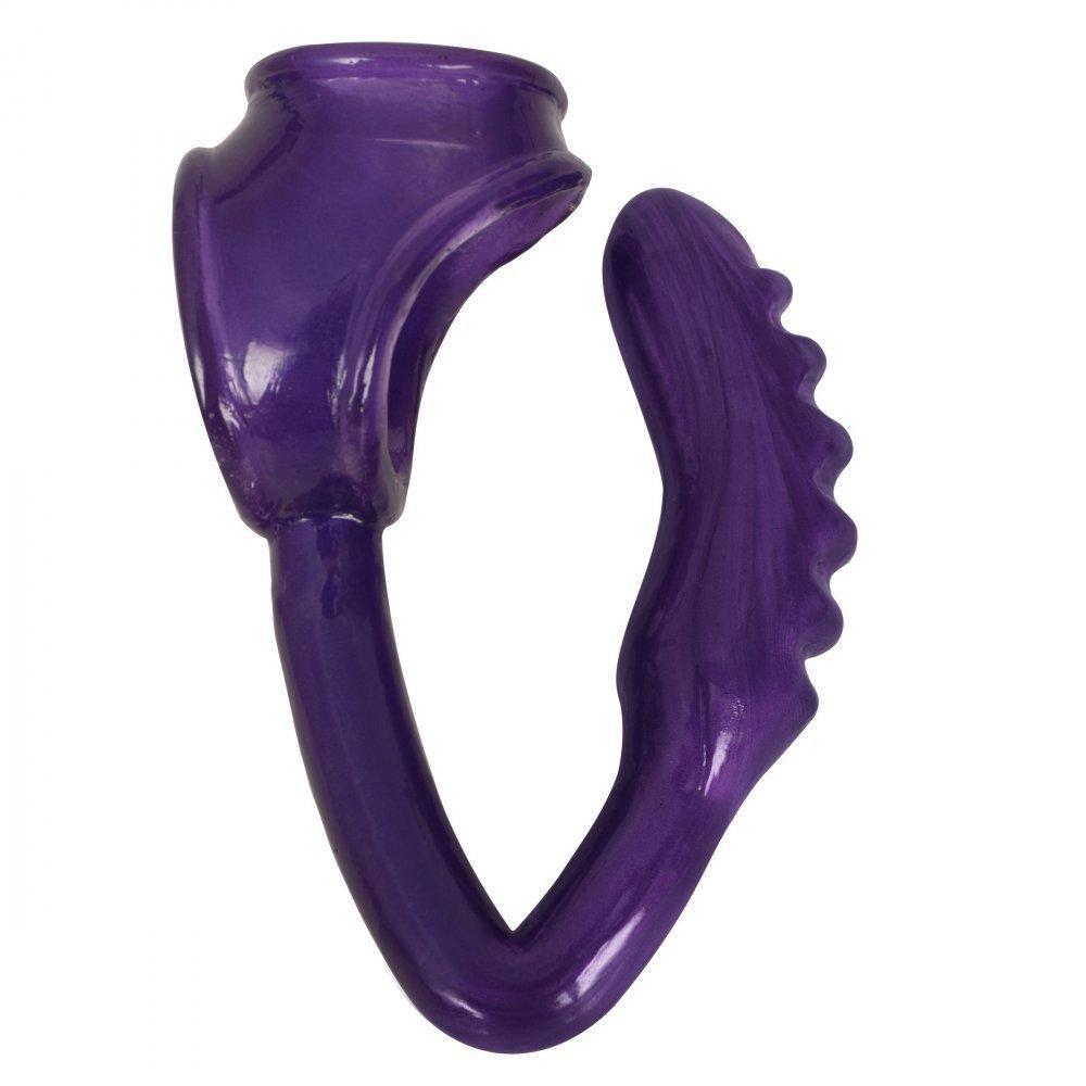 The Duke Cock and Ball Ring with Anal Plug