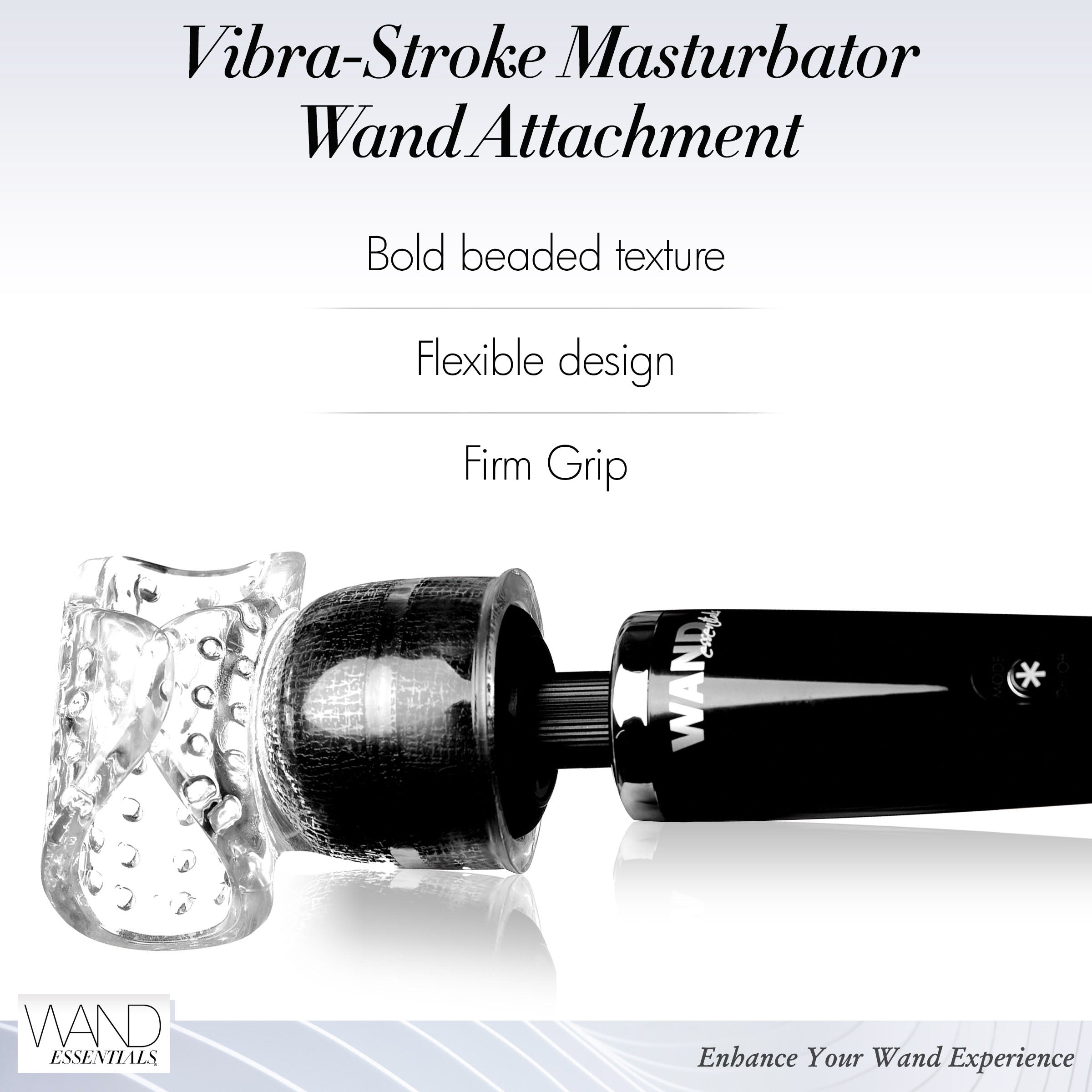 Vibra-Stroke Masturbator Wand Attachment