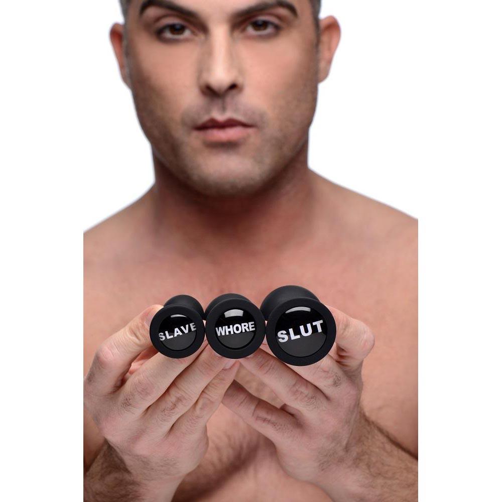 Dirty Words Anal Plug Set Dirty Words Anal Plug Set
