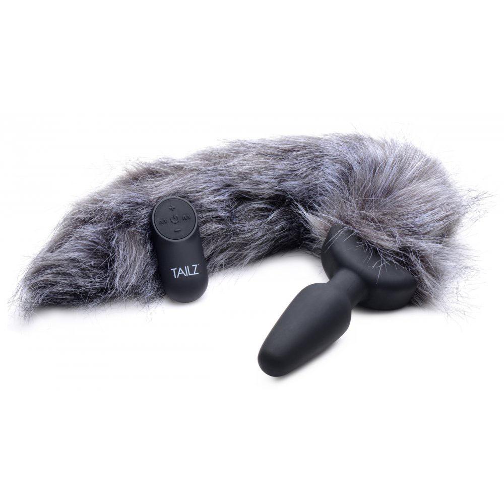 Remote Control Vibrating Fox Tail Anal Plug Remote Control Vibrating Fox Tail Anal Plug