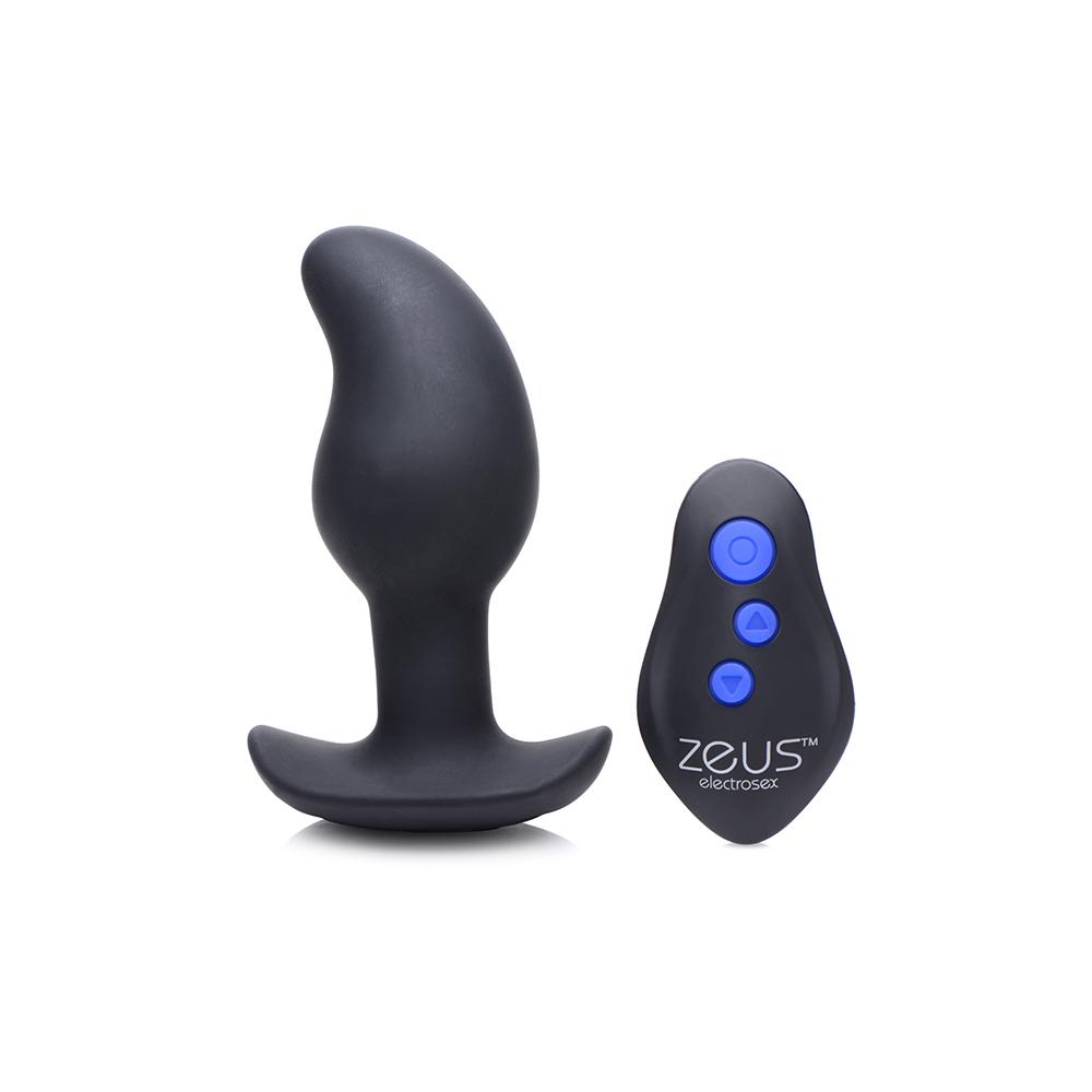 8X Volt Drop Vibrating and E-Stim Silicone Prostate Massager with Remote
