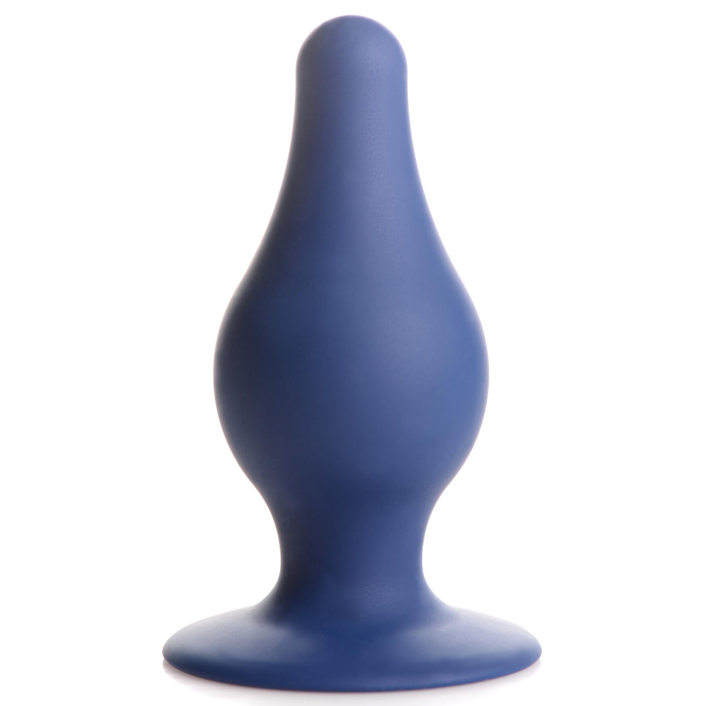 Squeezable Tapered Anal Plug