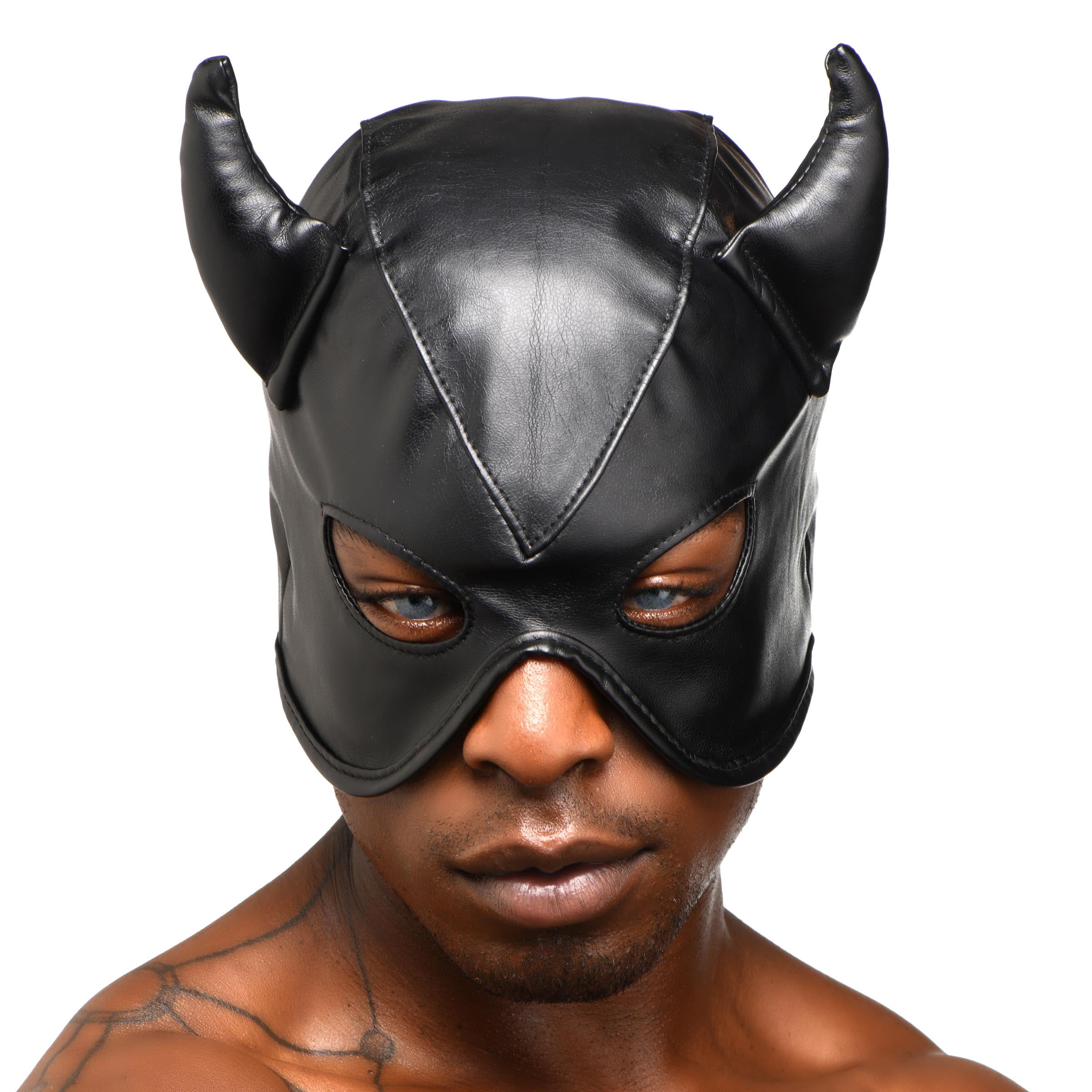 Fetish Hood with Horns