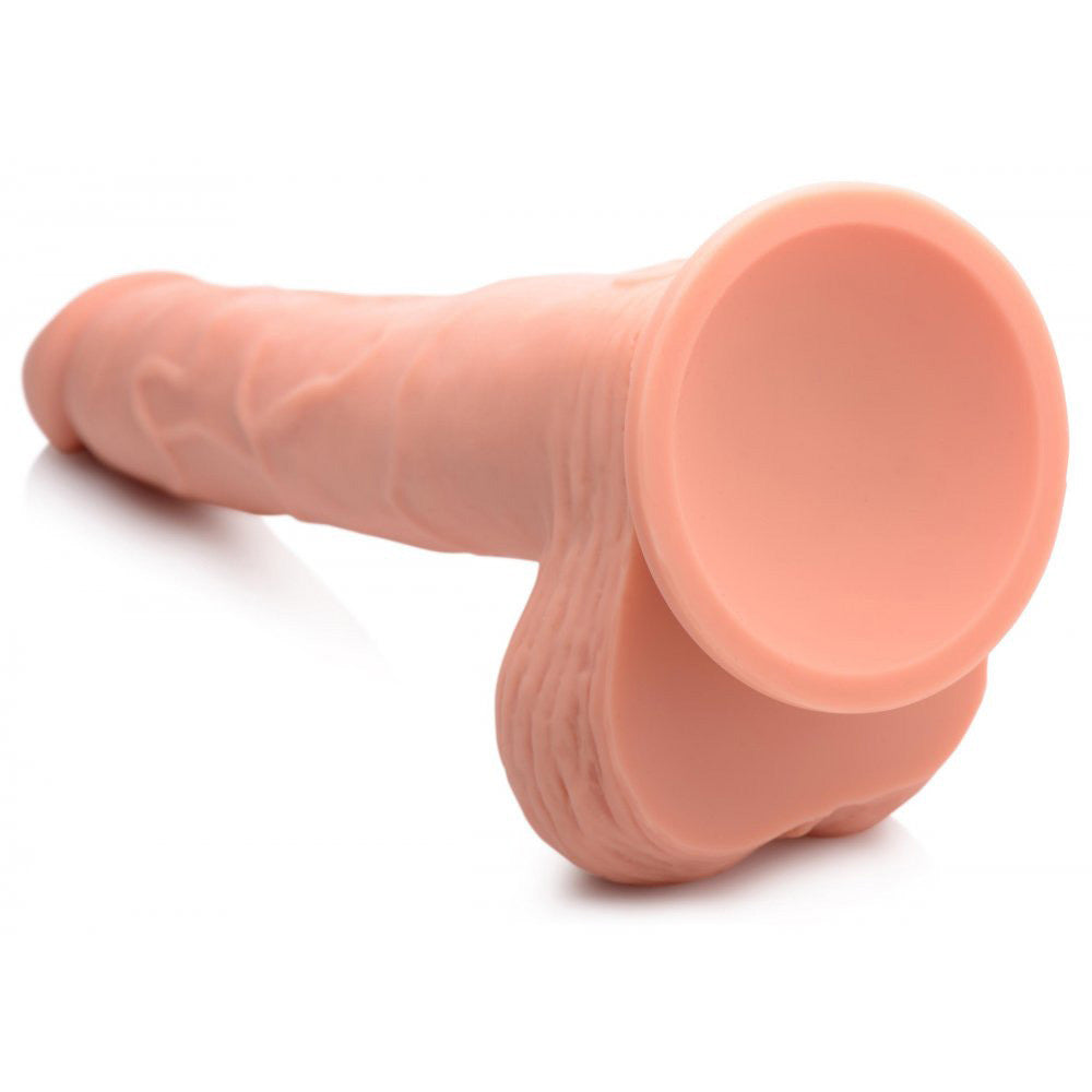 Thrusting and Vibrating 8 Inch Dildo Thrusting and Vibrating 8 Inch Dildo