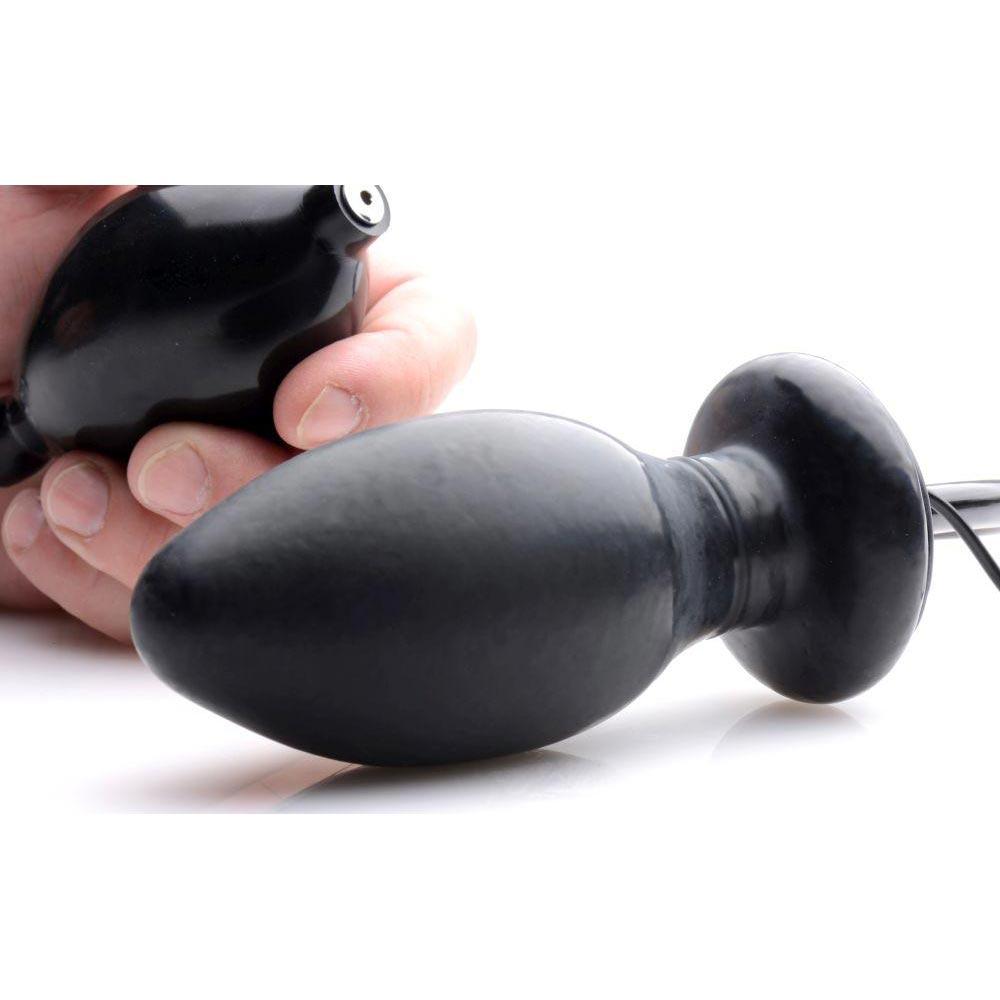 Inflatable & Vibratable Butt Plug